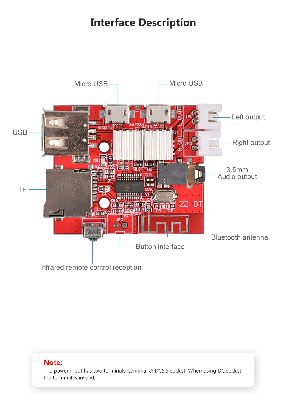 AIYIMA USB5V Многофункциональный декодер не допускающий потерь со стерео Bluetooth Цифровые усилители мощности 3 Вт+ 3 Вт TF U диск MP3 декодирующая плата