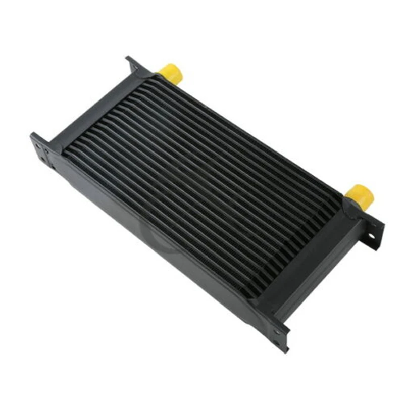 Nuevo Negro UNIVERSAL 19 filas AN-10AN motor de transmisión de carreras enfriador de aceite accesorios de motocicleta británica