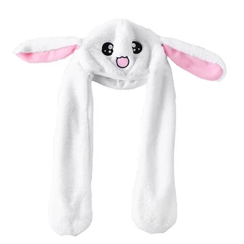 

Rabbit Hat With Moving Ear Magic Toy Webcast Play Cute Dancing Selfie Girl Gift