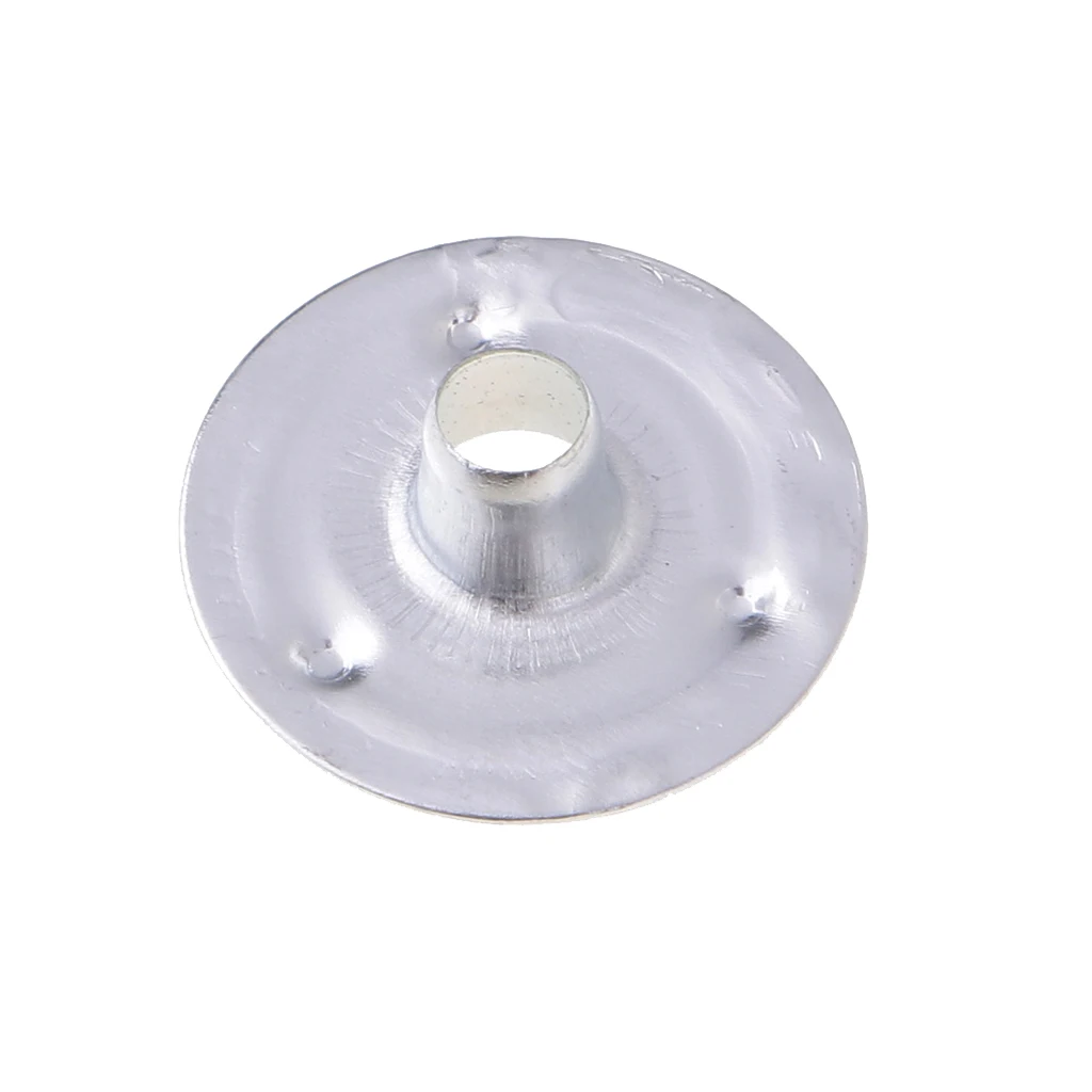 500pcs Metal Candle Wick Tea Lights Votive Candle Wicks Self Centering Sustainers Tabs Base for Candle Making 12.5x3mm