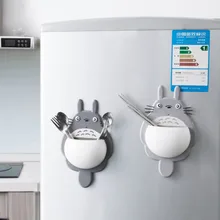 1 шт. настенный держатель для зубных щеток МИЛЫЙ Тоторо присоска полка для хранения ванной комнаты кухонный Органайзер аксессуары