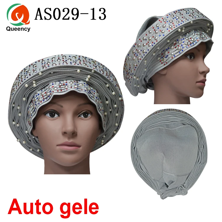 Aso Ebi Queency Африканский Авто геле уже связаны Aso OKE Headtie 1 шт./упак. доступны 24 цвета DHL AS029