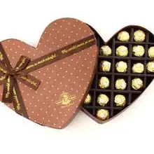 Жесткий картон пользовательские подарок Шоколад люблю упаковку cardbard подарочной коробке