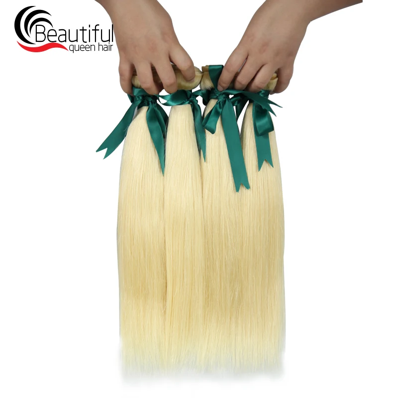 straight hair bundles deal blonde color