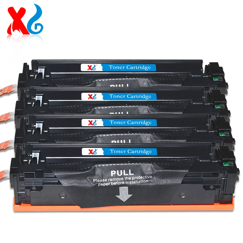 Тонер картридж 202A CF500A CF501A CF502A CF503A совместимый с HP Color LaserJet Pro M254dw M254nw M280nw M281fdw M281fdn