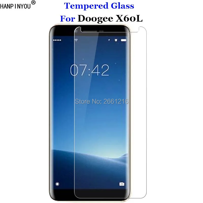 

For Doogee X60L Tempered Glass 9H 2.5D Premium Screen Protector Film For Doogee X60L 5.5