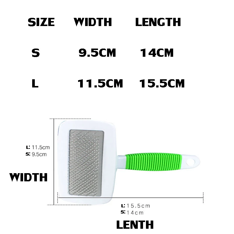 Pet Brush Cat Grooming Combs Hair Removal Comb for Cats Brush Hair Shedding Trimming for Pet Grooming Tool for Long Short Hair Pet Brush Cat Grooming Combs Hair Removal Comb for Cats Brush Hair Shedding Trimming for Pet Grooming Tool for Long Short Hair