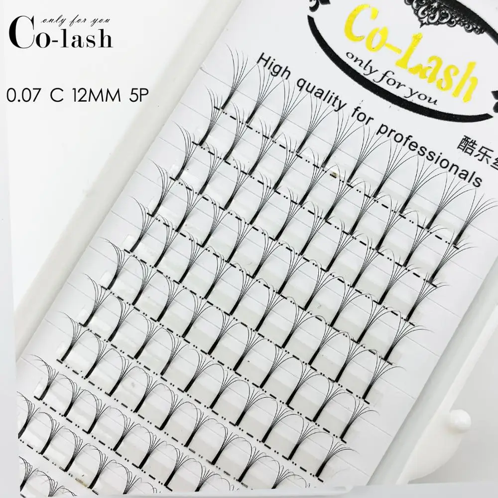 Colash 1 коробка большой емкости русский объем ресниц 3D наращивание ресниц 0,07 мм толщина C D curl полоска норковых ресниц Индивидуальный