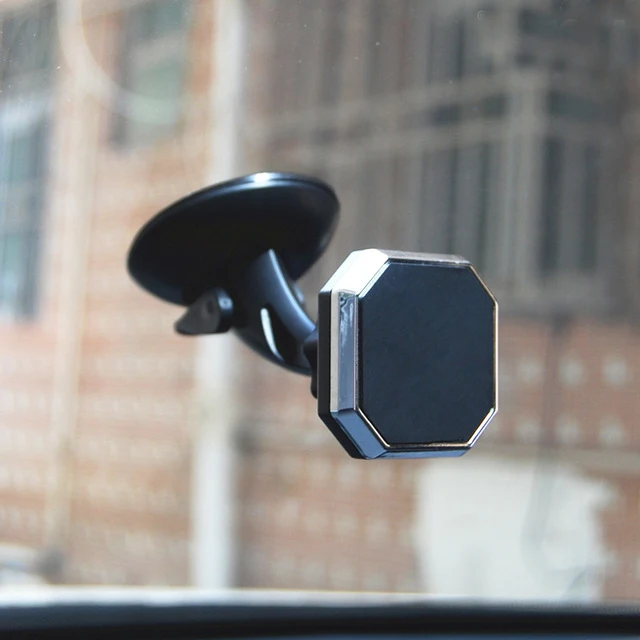 

abay Universal Magnetic Car Holder Windshield Car Phone Holder Magnet Stand Mount Suppor Flexible 360 Rotatable Holder*
