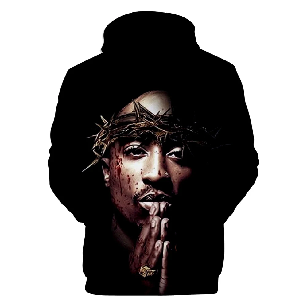 Толстовка с капюшоном для мужчин и женщин 2Pac Tupac Amaru Shakur, толстовка с капюшоном, толстовка в стиле хип-хоп