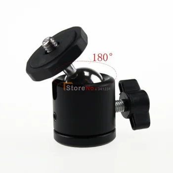 

Wholesale 1pcs tripod accessories Mini 360 Degree Rotate Tripod Ball Head Pro Ballhead With 1/4" Screw For Camera Flash light