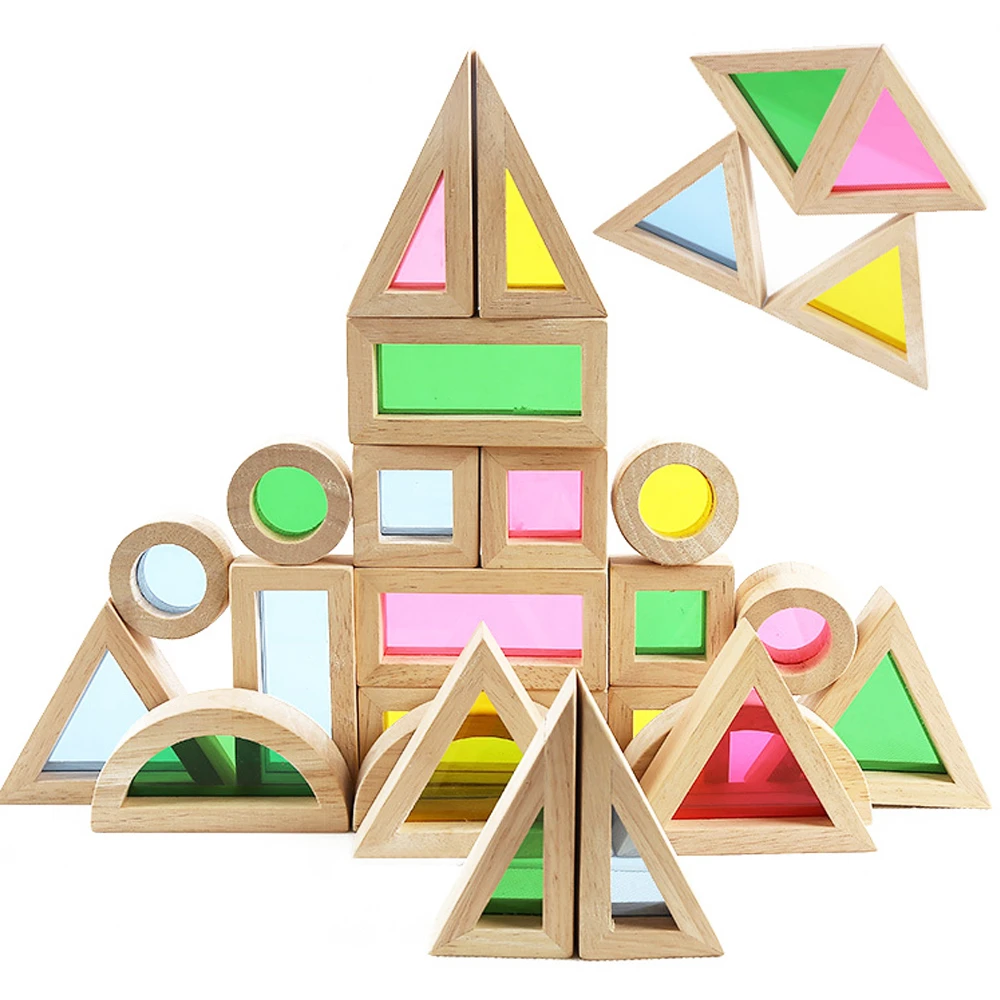 24pcs Big Size Transparent Acrylic 