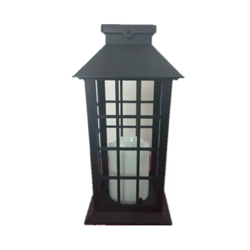 

Outdoor Solar Garden Swing Candle Wind Light Creative Yellow Flash Plastic Palace Light LED Electronic Candle Hanging Light