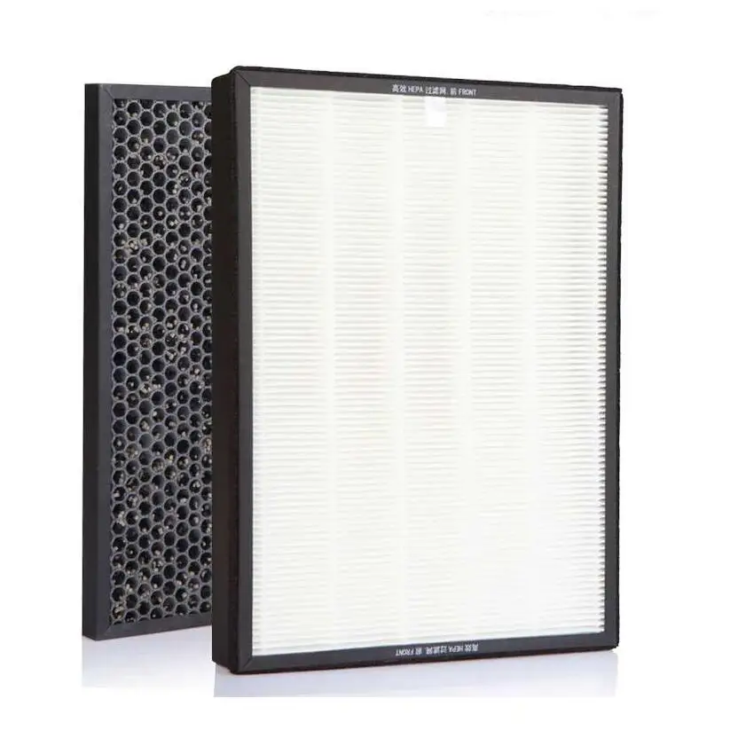 Для Sharp KI GF60 FX/EX75 WF606 фильтр Hepa для очистителя воздуха 432*238*35 мм + Активизированный