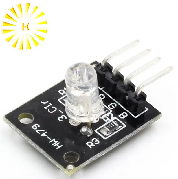 

KY-016 RGB LED 3 Color Light Module MCU AVR PIC Raspberry DIY Kit Connector