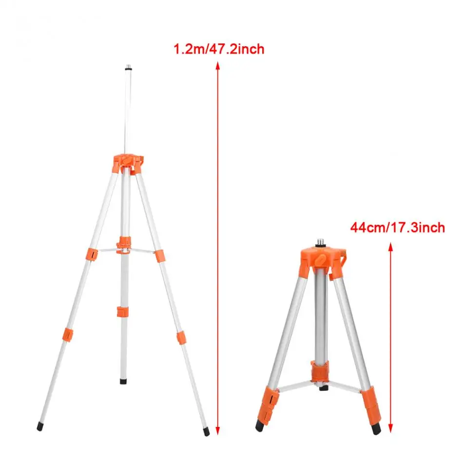 Регулируемая подставка для уровня штатива для самостоятельного лазер для выравнивания инструмент для измерения уровня оранжевый лазерный уровневый стенд 1,2/1,5 м