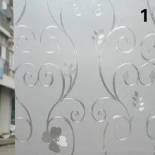 3D самоклеющиеся пластиковые рельефные изоляционные солнцезащитные оконные декоративные пленки 1 метр