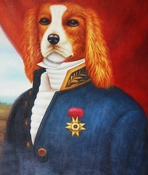 dog painting as general