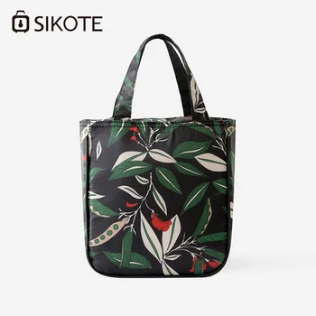 

SIKOTE 2018 Fashion Pattern Portable Oxford Cloth Lunch Bag Picnic Waterproof Insulation Refrigerated Storage Snack Package