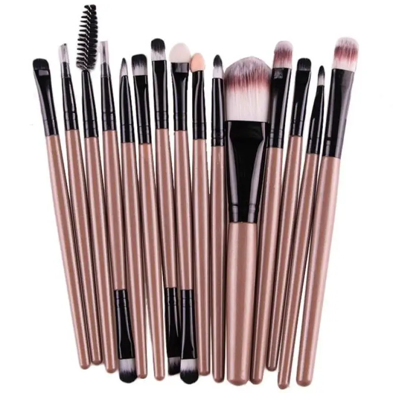 

15 pcs/Sets Eye Shadow Foundation Eyebrow Lip Brush Makeup Brushes Tool 1
