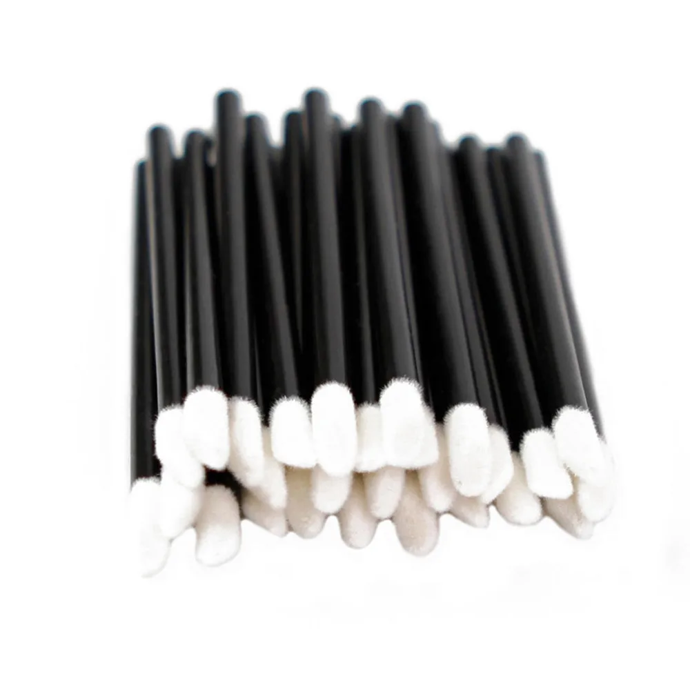 

Fashion Design 100Pcs/bag Disposable Makeup Lip Brush Lipstick Gloss Wands Applicator Make Up Tool Free Shipping