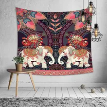 Индийский Слон серия Бог домашний декоративный домашний, мебельно-Декоративная Ткань Гобелен вешается на стену домашняя гостиная спальня