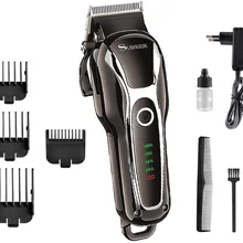 110-240 В профессиональная машинка для стрижки волос перезаряжаемый триммер для волос для мужчин электрическая машинка для стрижки волос Машинка для стрижки волос стрижка EU зарядное устройство