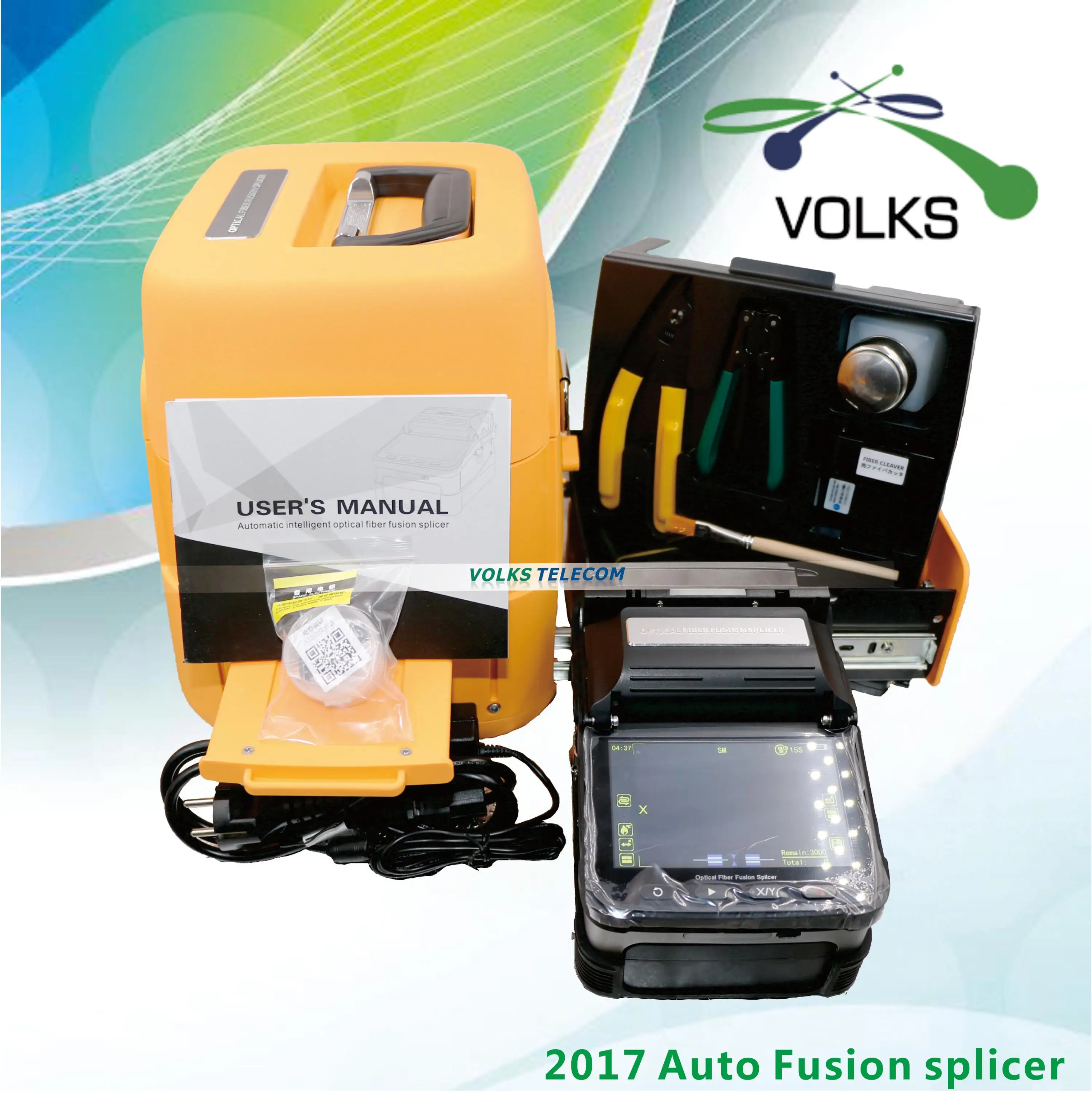 

Optical Fiber Fusion splicer Machine SM & MM AI-7 6 Motors Splicing Machine