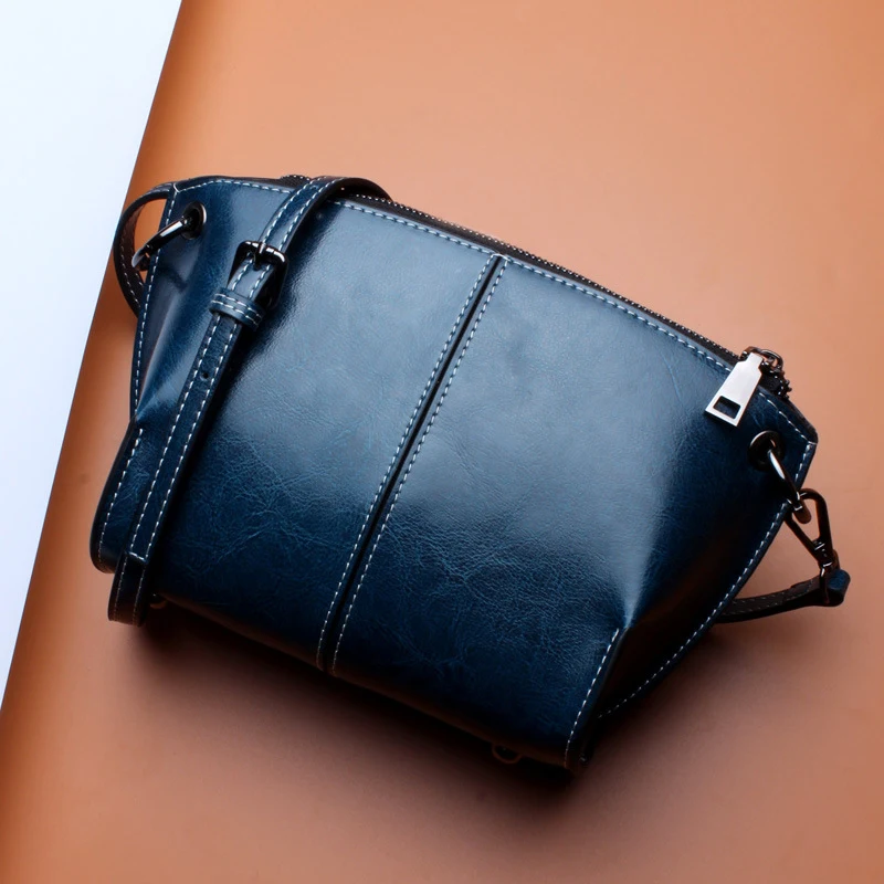 

Women Bag 100% Genuine Leather Bag Female Famous Brands Luxury Handbags Women Bags Designer Shoulder Crossbody Messenger Bags