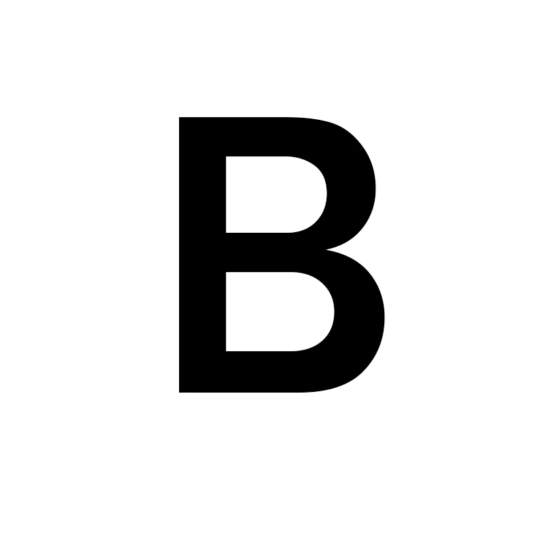 B Унисекс, золото, серебро, цвет, A-Z, 26 букв, первоначальное имя, кольца для мужчин и женщин, геометрический сплав, креативные кольца на палец, ювелирные изделия - Цвет основного камня: B