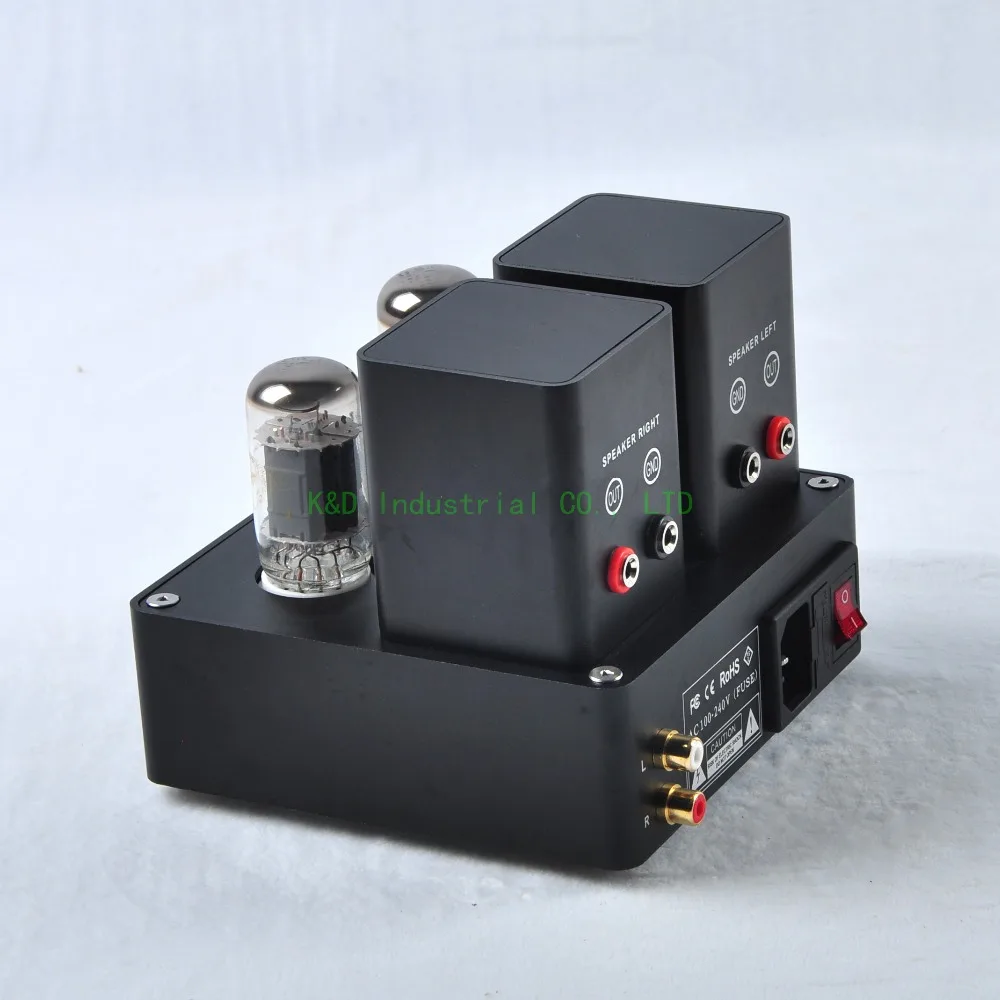 1 шт. черный Hifi вакуумный 38 Вт мини 6AD10 ламповый усилитель класса A усилитель мощности аудио клапан