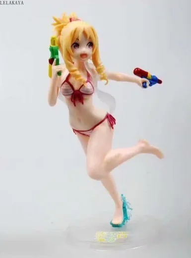 

New Anime Sexy Eromanga Sensei Yamada Elf Bikini Water Gun Ver. Model 1/7 scale Painted PVC Action Figure Brinquedos Toys 23CM