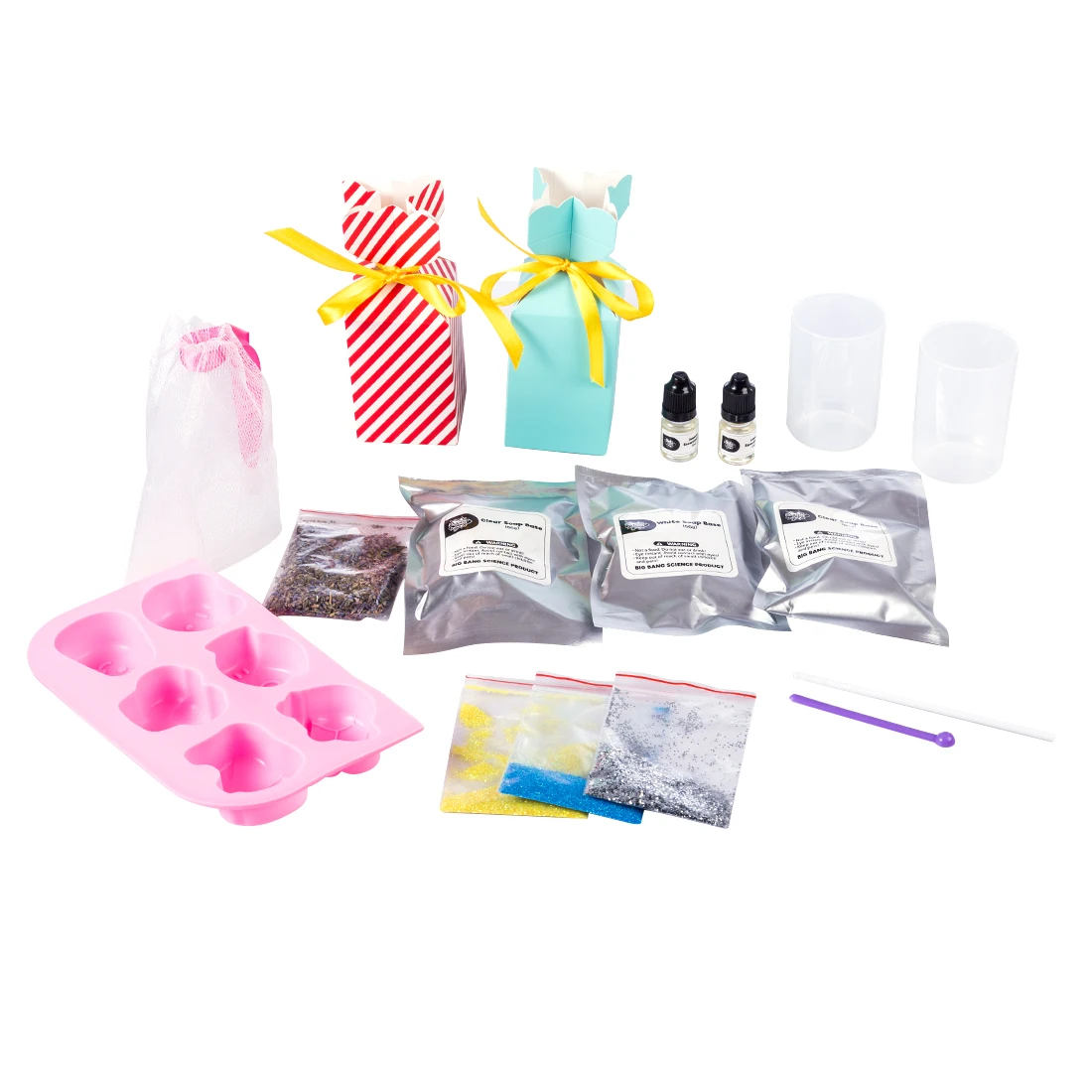 

19Pcs Lovely Intersting Soap Making Kit Physical Chemistry Science Educational Toys for Kids Children Early Development Toys New