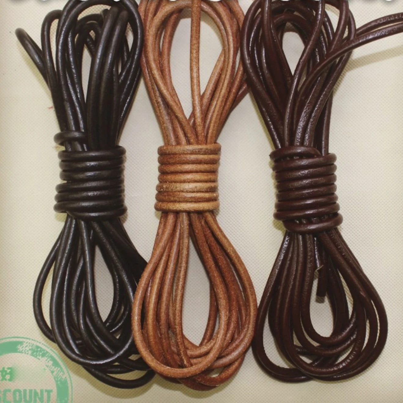 

1/1.5/2/3/4/5/6/8mm 100% Genuine Leather Round Thong Cord Leather Cord String Rope for DIY Necklace Bracelet DIY Jewelry Making