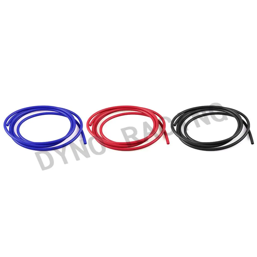 

Dyno racing-1M Length (3x7/4x9/5x10/6x11) Vacuum Silicone Hose Intercooler Coupler Pipe Turbo Red Blue Black