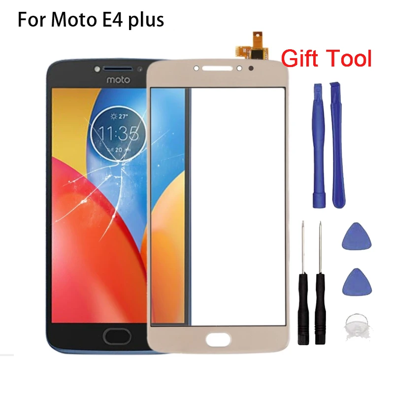 Новый сенсорный экран для Moto E4 Plus XT1770 дигитайзер Переднее стекло Сенсорная
