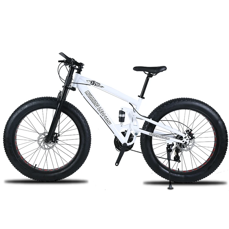 High quality Mountain bike 26 Fatbike 7/21/24 Speed shock absorber bicycles Snowmobile Dual disc brakes of the bike Free Shippin