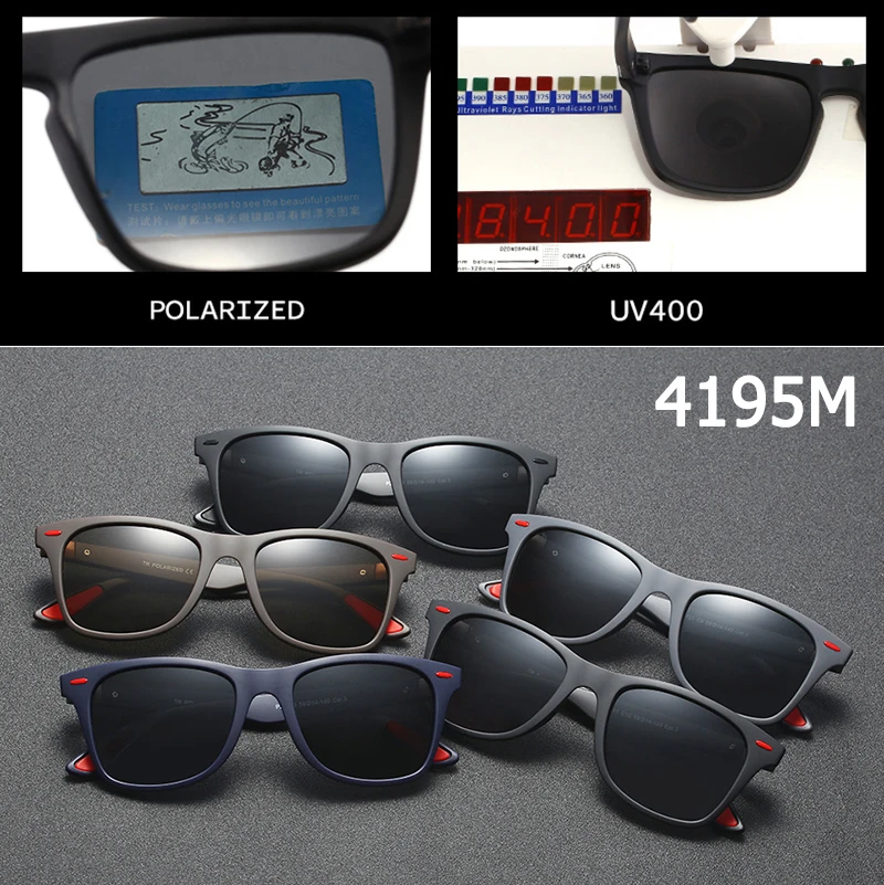 

JackJad Square 4195M Style TR90 Frame Polarized Sunglasses Men Women Driving Brand Design Sun Glasses UV400 Oculos De Sol Gafas