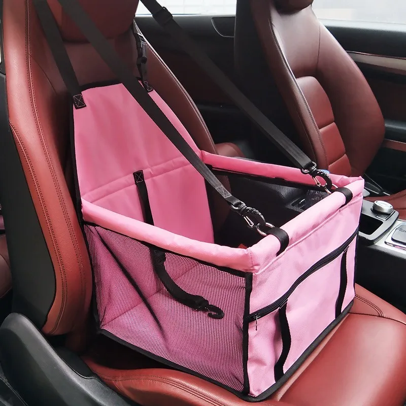 

Pet Dog Carrier Folding Car Seat Pad Safe Carry House Puppy Bag Car Travel Accessories Waterproof Dog Seat Bag Basket