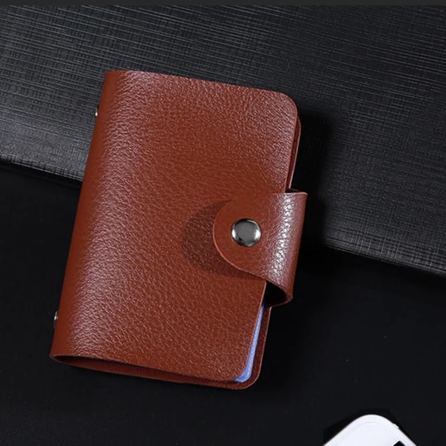 Faux Leather Passport and ID Holder for Women - Image 6