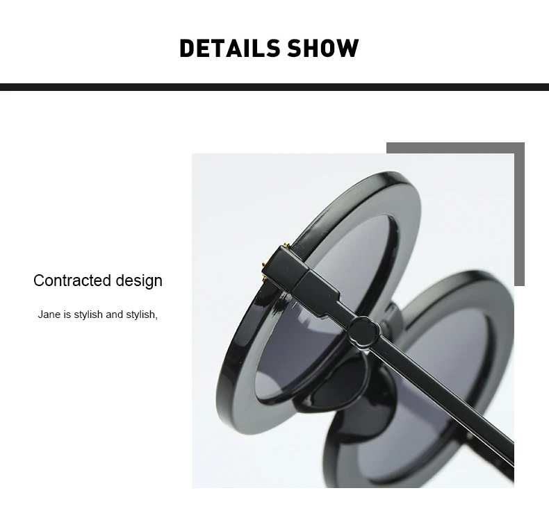 Retro Round Sunglasses English Letters Little Bee Men Women Brand Glasses Designer Fashion Male Female Eyewear1 (13)