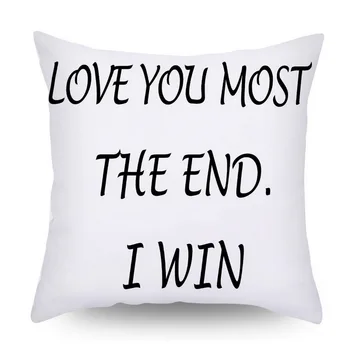 

Urijk Candy Solid Color Letter Pillow Polyester Cushion Cover For Sofa Home Kids Room Decoration Flower Pillowcase