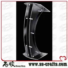 Christan Clear Church Plexiglass Prodium Acrylic Church Pulpit Plexiglass Church Desk