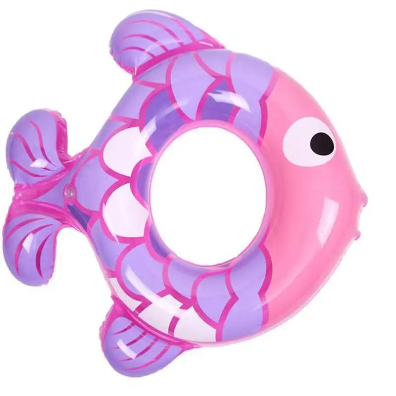 Рыба Детские Животные плавающей Спасательный круг детей Одежда заплыва Круг Рыбка Плавание кольцо - Цвет: purple