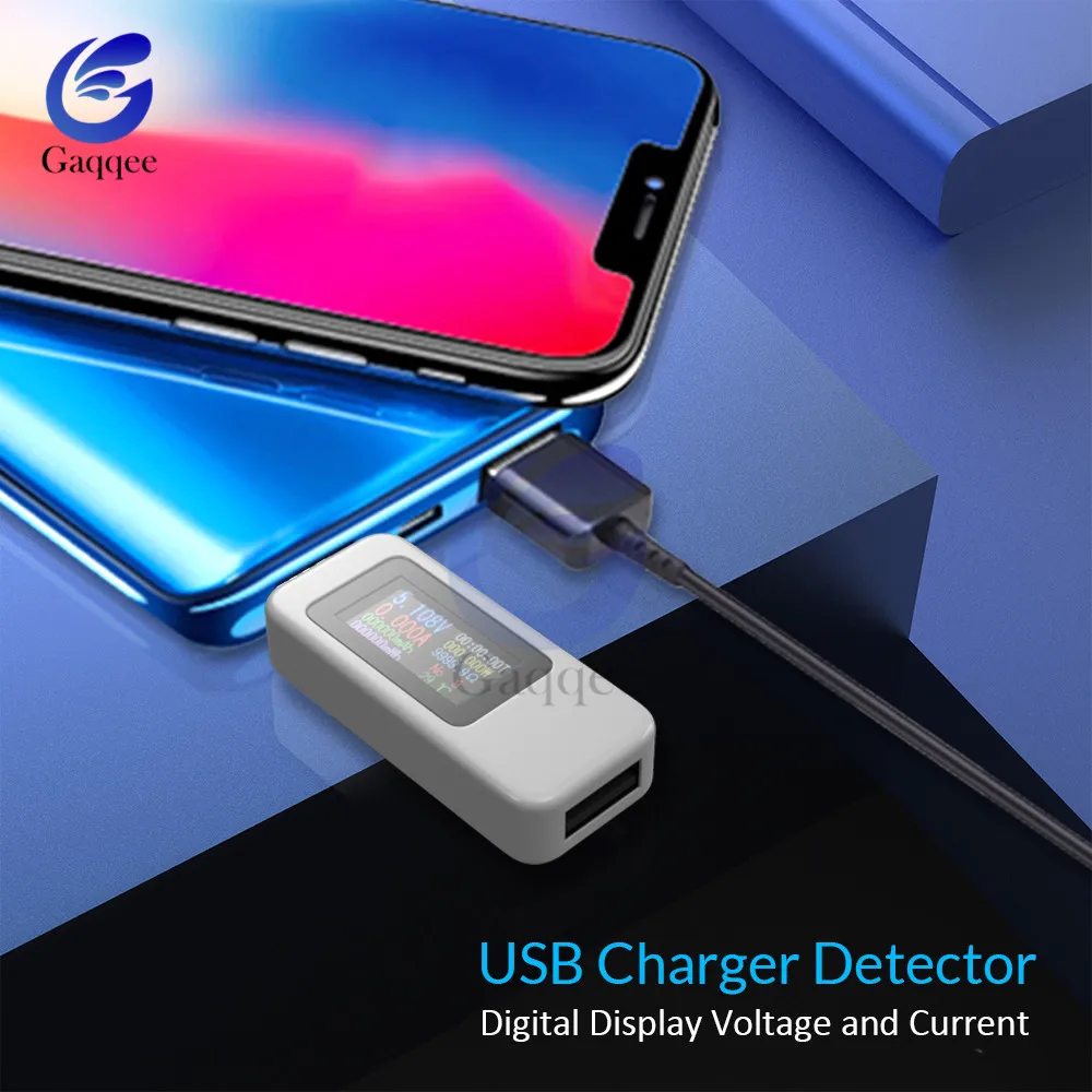 10 в 1 QC2.0 QC3.0 DC USB Тестер измеритель напряжения тока Вольтметр Амперметр цифровой
