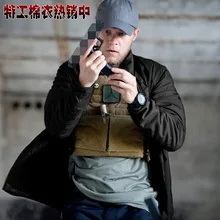 Зимняя городская Тактическая Военная куртка-бомбер для мужчин, теплоотражающая Теплая стеганая куртка, водонепроницаемая армейская куртка