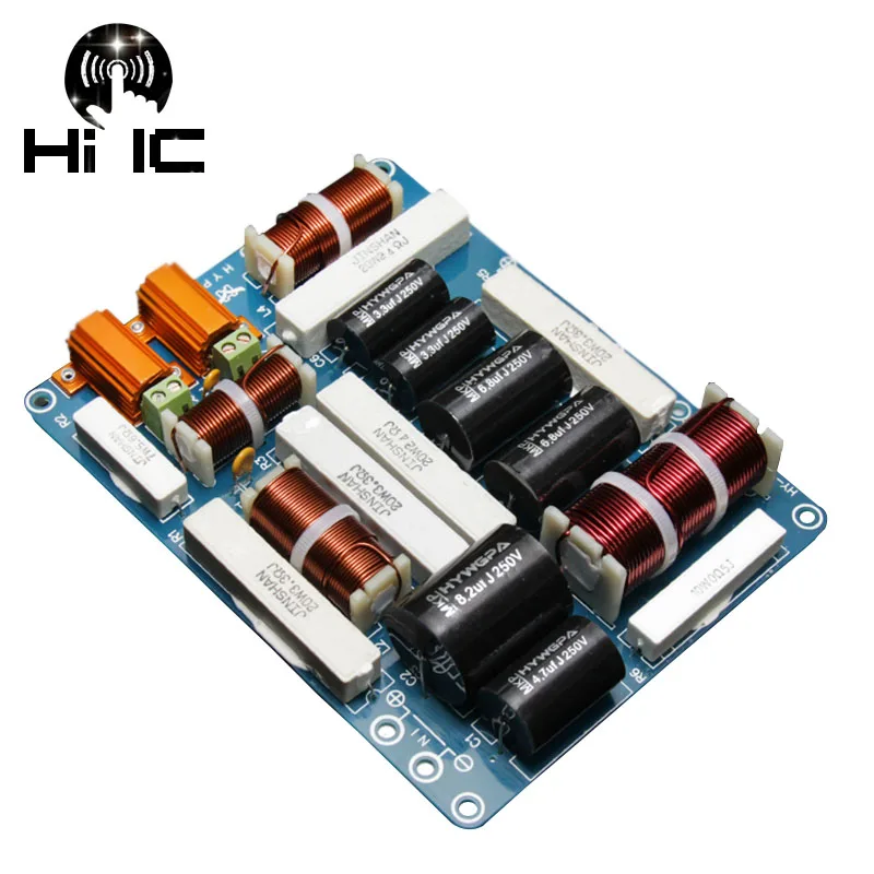 

1PCS Speaker 3 Way Audio Frequency Divider loudspeaker 3 Unit Crossover Filters 300W/600W/1000W/1500W