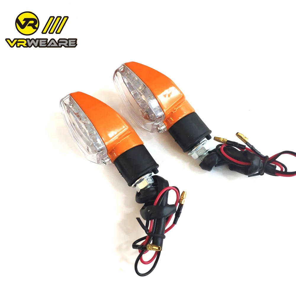 

Motorcycle Turn Signal Light Flexible 12 LED Turn Signals Indicators Universal Blinkers Flashers