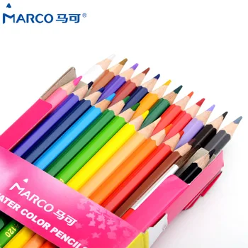 

Marco 36 Colors Professional Raffine Fine Watercolor Art Pencil For Drawing lapices de colores acuarelables For School Supplies