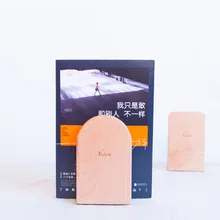 1 шт. деревянные книжные концы стильная Полочка для книг книжный конец японский Настольный держатель Подставка для стойка для книг случайный